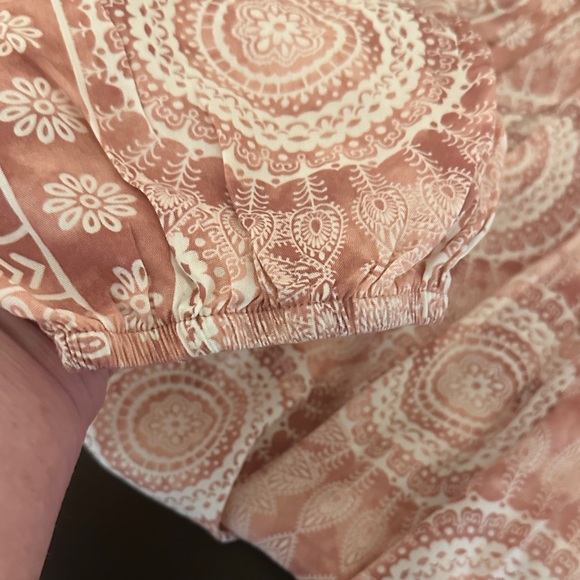 Lotus and Luna Bohemian Tie-Dye Kimono and Pants Set - Picture 8 of 9